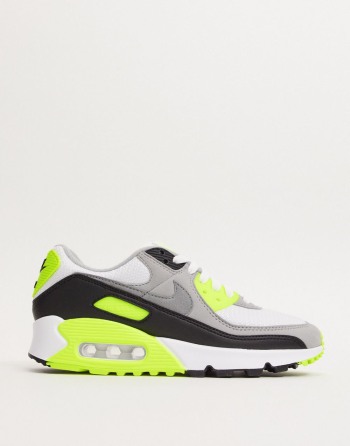 Nike Air Max 90 Bijele Zelene - Ženske Tenisice | 61075WHEX